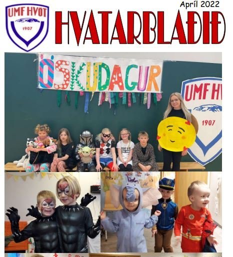 Hvatarblaðið komið á vefinn :)