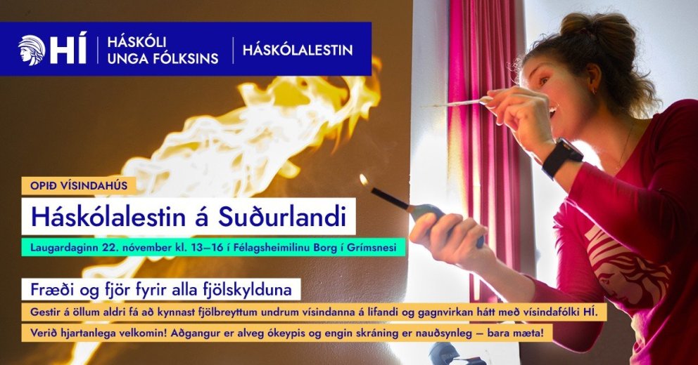 Háskólalestin á suðurlandi