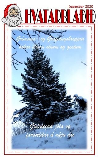 Hvatarblaðið desember 2020