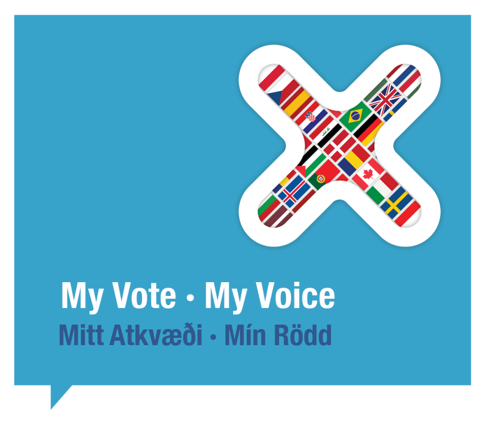 My Vote - My voice / Mitt Atkvæði - Mín Rödd