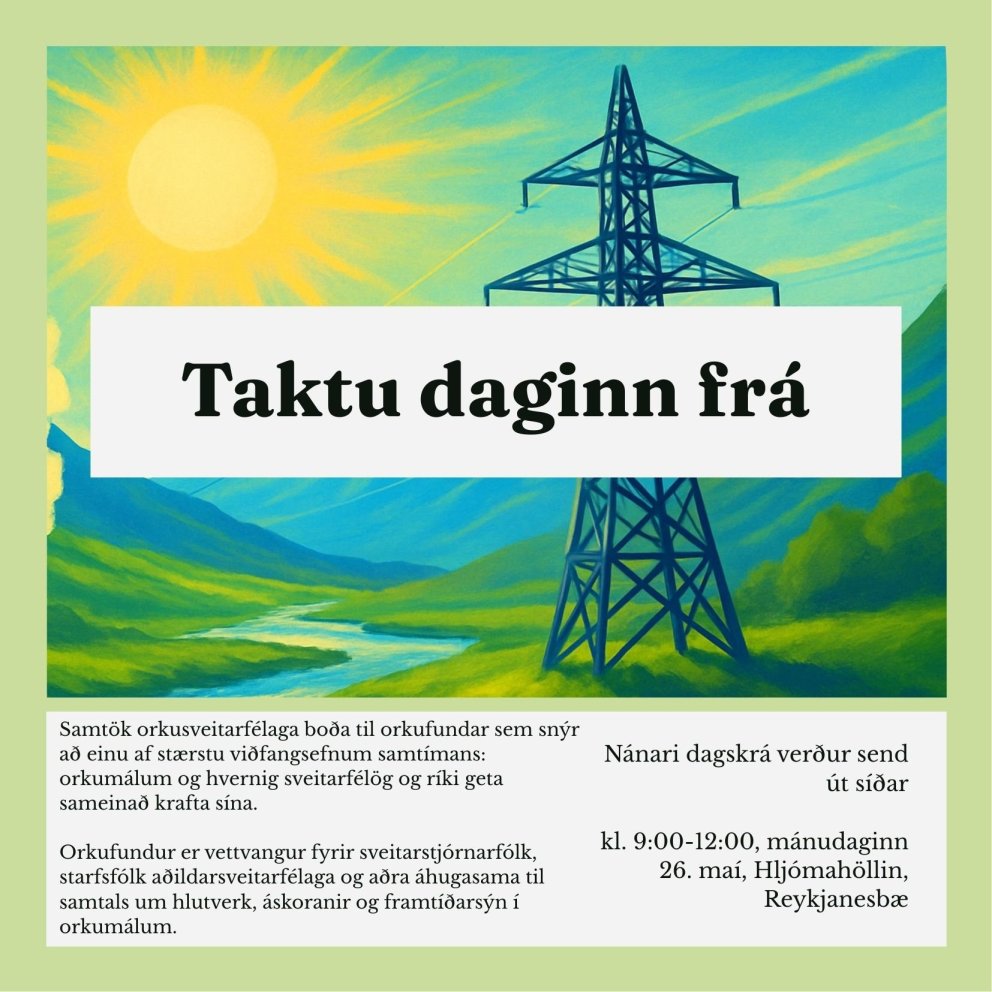 Taktu daginn frá - Orkufundur