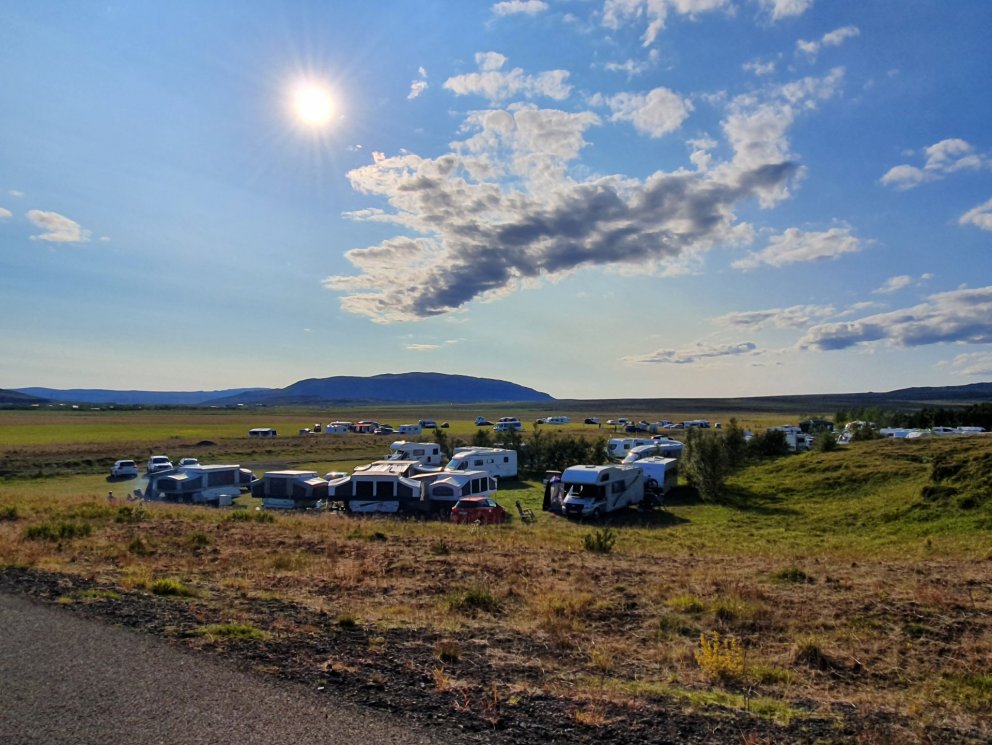 Tjaldsvæðið á Borg