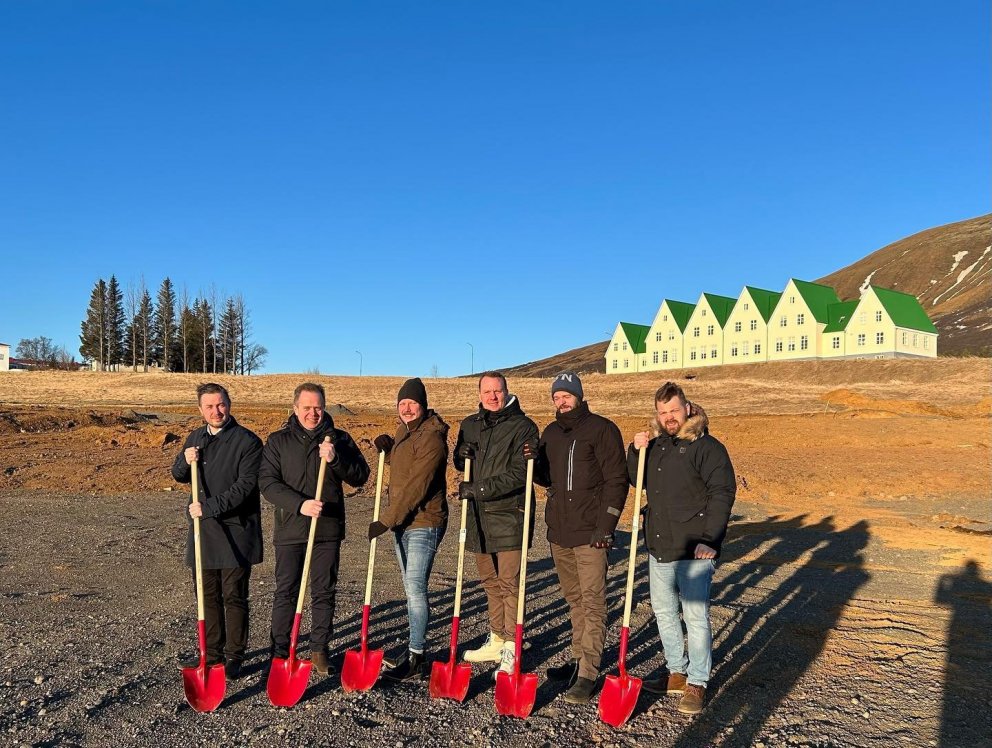 Fyrsta skóflustunga að nýju húsnæði Umhverfis- og tæknisviðs Uppsveita bs.