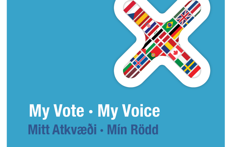 My Vote - My voice / Mitt Atkvæði - Mín Rödd