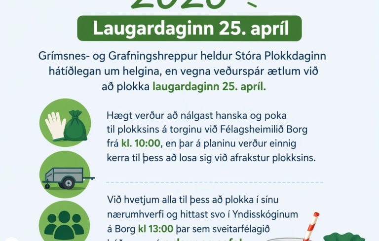 Stóri Plokkdagurinn 2026 – Laugardaginn 25. apríl