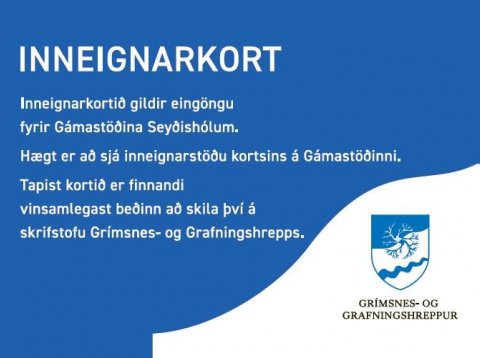Afhending inneignarkorta á laugardögum í sumar