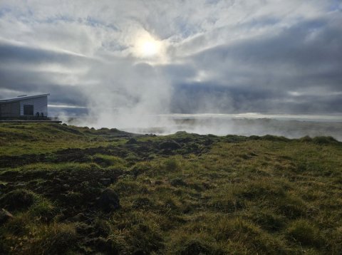 Virkjun borholu í Vaðnesi