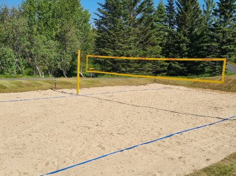 Nýji Strandblaksvöllurinn á Borg