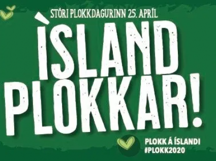 Stóri PLOKKdagurinn verður 25. apríl á Degi umhverfisins