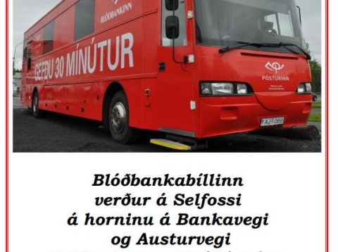 Blóðgjöf er lífgjöf - Blóðbankabíllinn 19. ágúst 2025