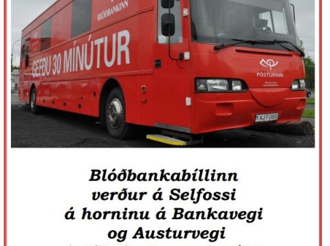 Blóðbankabíllinn á Selfossi 2. desember 2025