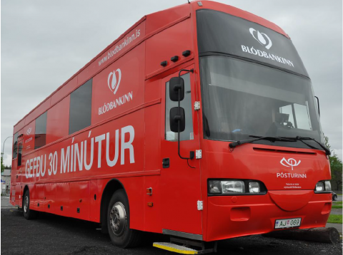 Blóðbankabíllinn verður á Selfossi 8. nóvember frá klukkan 10-17