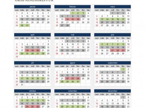 Sorphirðudagatal 2023