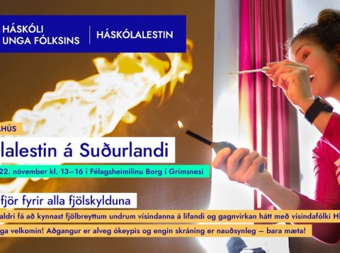 Háskólalestin á suðurlandi