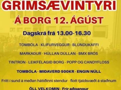 Grímsævintýri á Borg 12. ágúst 2023