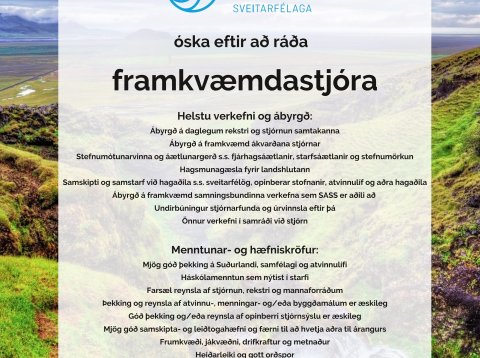 SASS óskar eftir að ráða framkvæmdastjóra