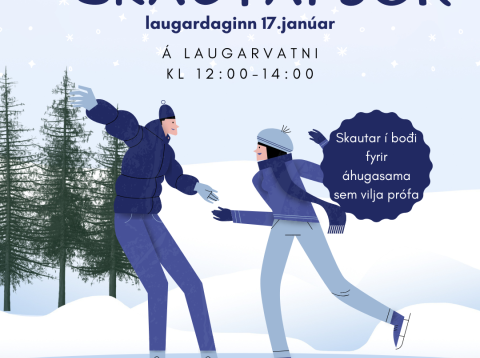 Skautafjör á Laugarvatni – laugardaginn 17. janúar kl. 12–14