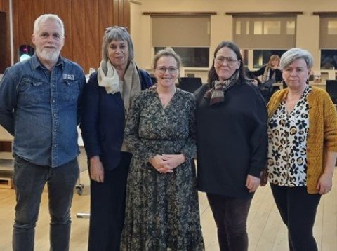 Á myndinni er nýkjörin stjórn deildarinnar.