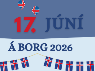 Íþróttamiðstöðin á Borg verður opin frá 10:00 - 18:00 á þjóðhátíðardaginn 17. júní.