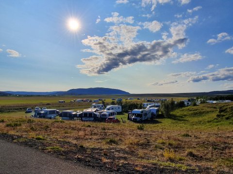 Tjaldsvæðið á Borg